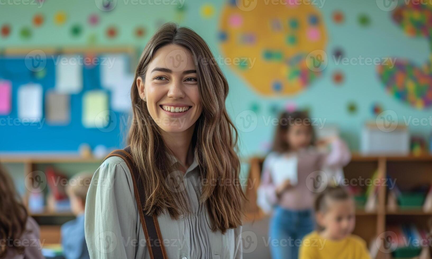 photo of teacher in the classroom