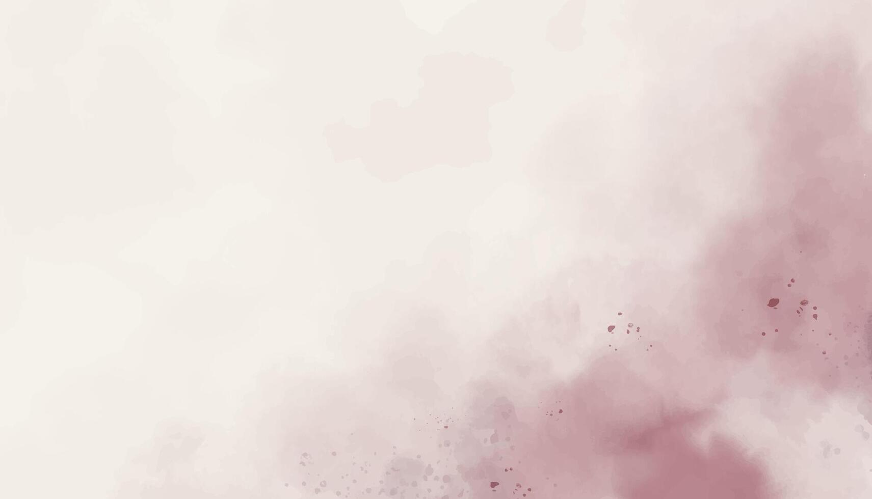 Abstract horizontal watercolor background. Hand drawn pink ink brush texture. Brush stroked painting pastel color watercolour vector