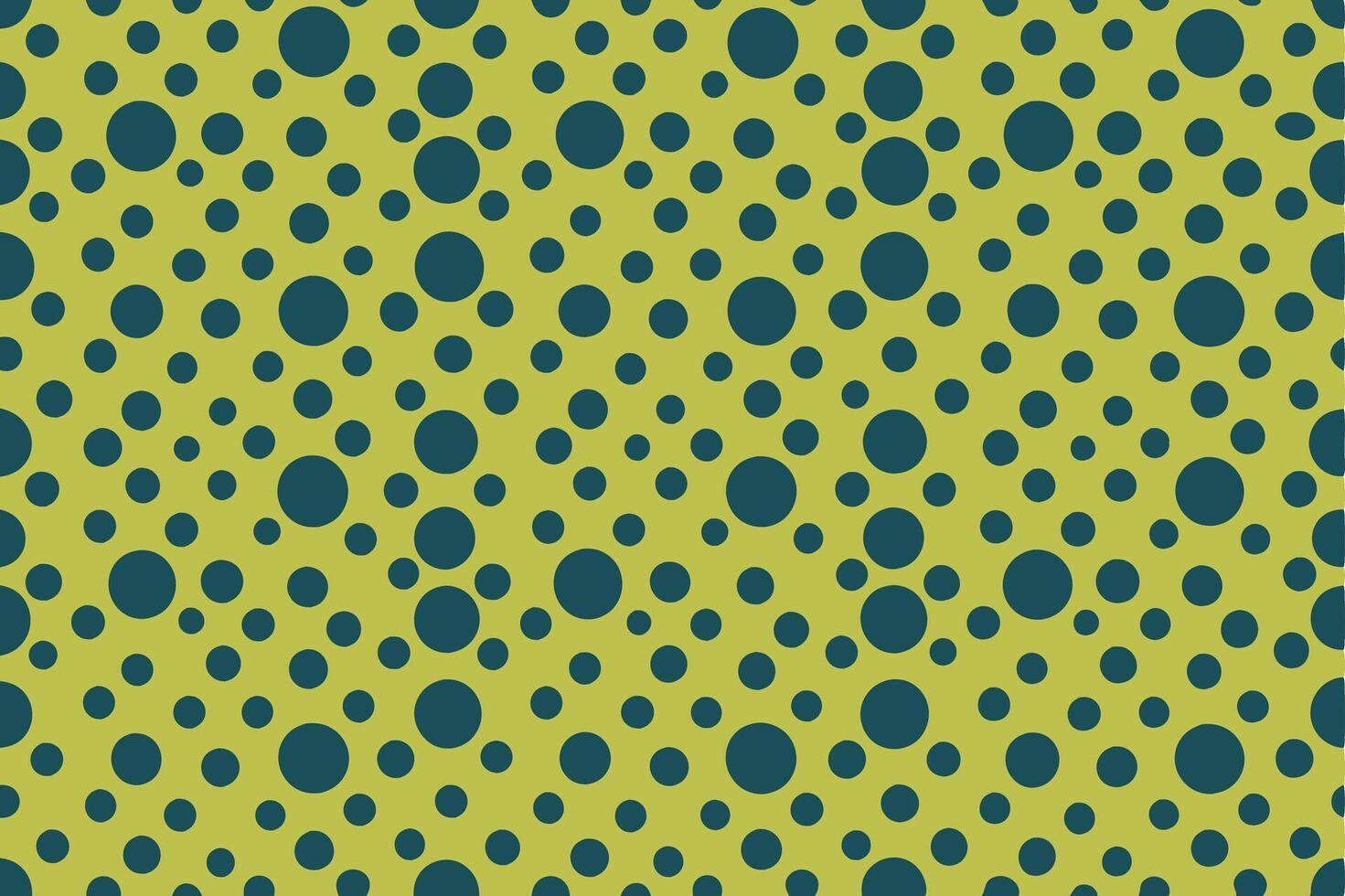 A green and blue polka dot pattern vector