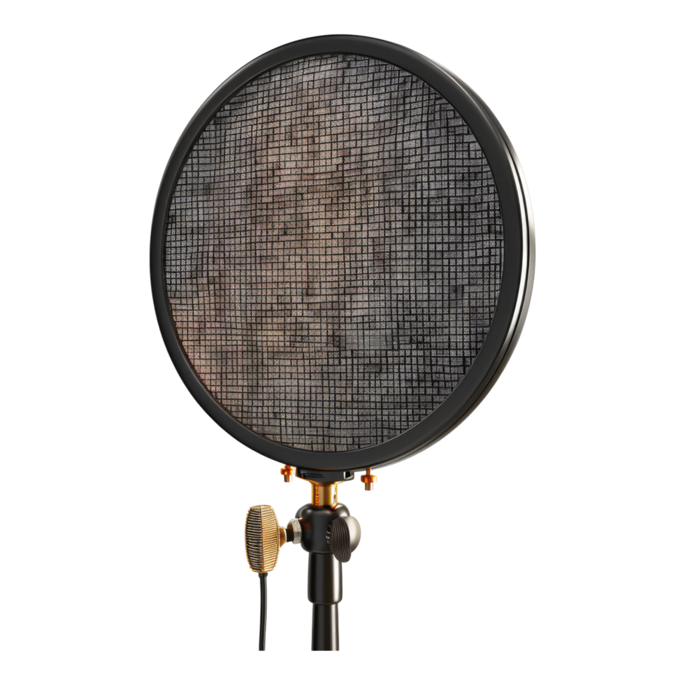Pop filter Isolated in transparent background. on transparent background png