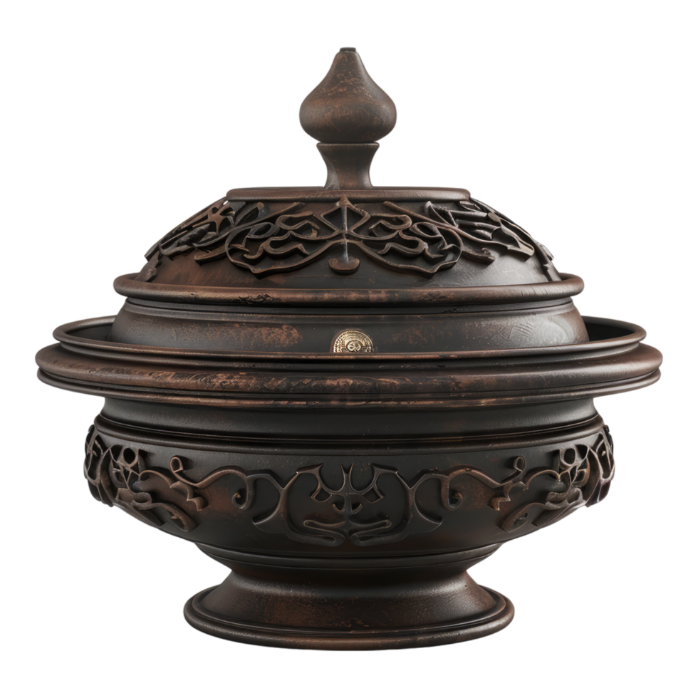 Incense burner Isolated in transparent background. on transparent background png