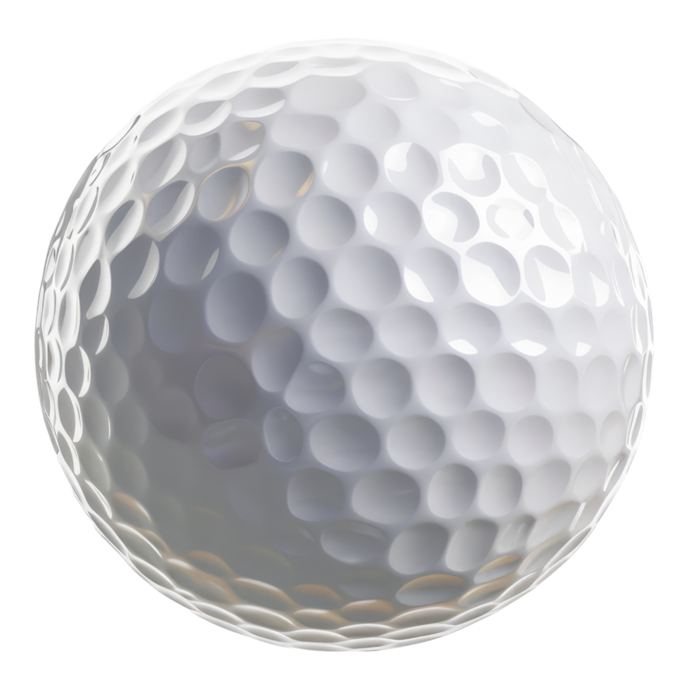 Golf ball Isolated in transparent background. on transparent background png