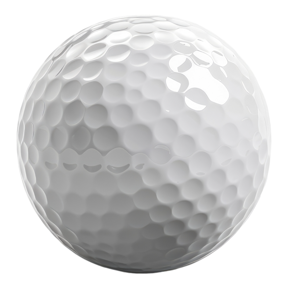 Golf ball isolated on transparent background png
