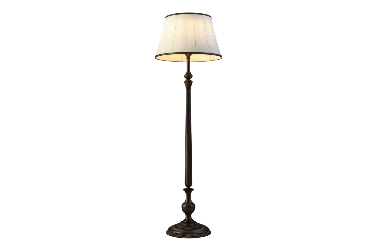 Floor lamp isolated on transparent background. png