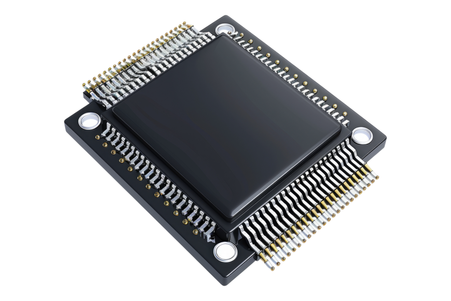 semiconductor chip isolated on transparent background. 50038382 PNG
