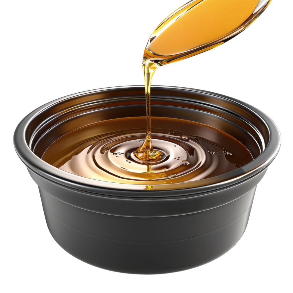Engine oil drain pan isolated on transparent background png
