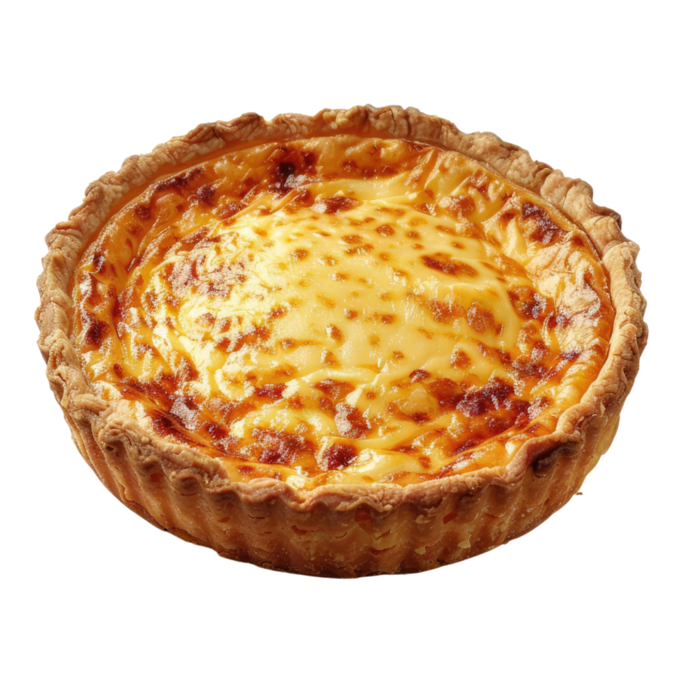Quiche Lorraine isolated on transparent background png