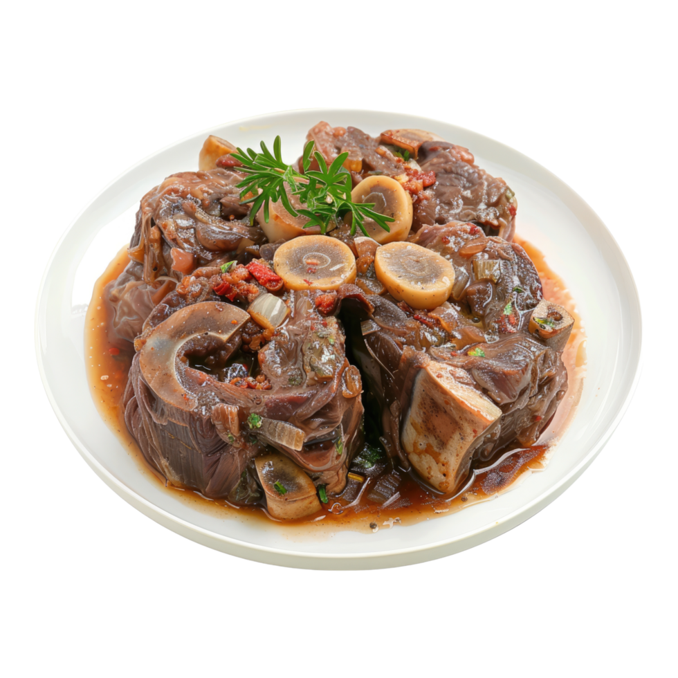 Osso buco isolated on transparent background png