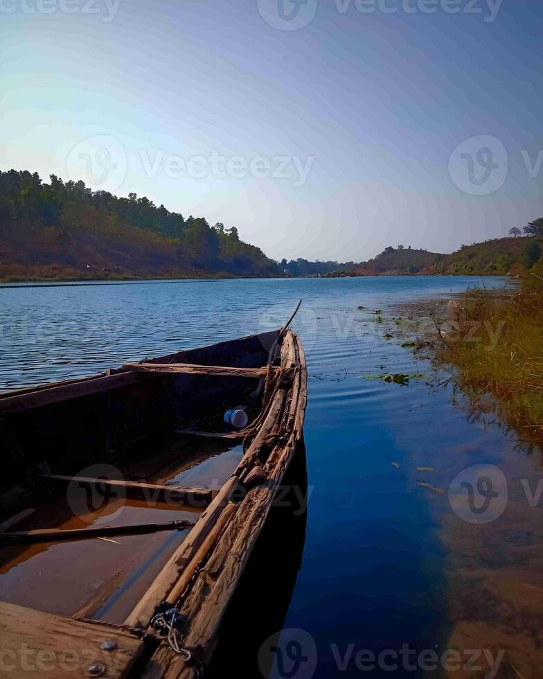 A boat on the water photo