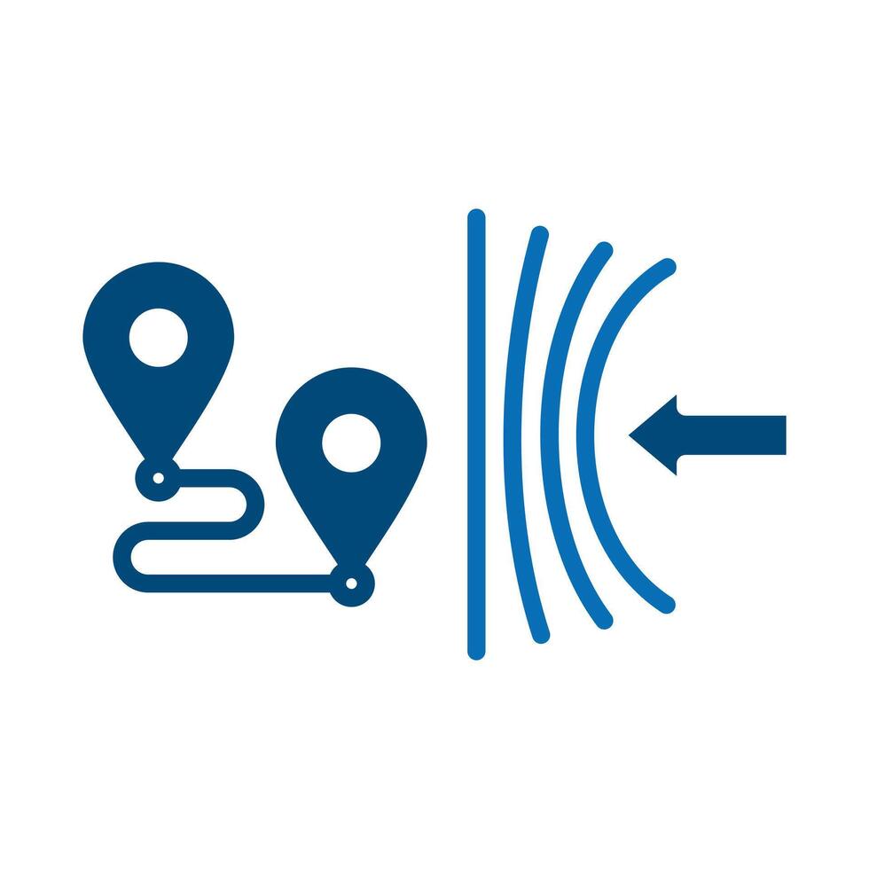 Resilience Route icon line illustration vector