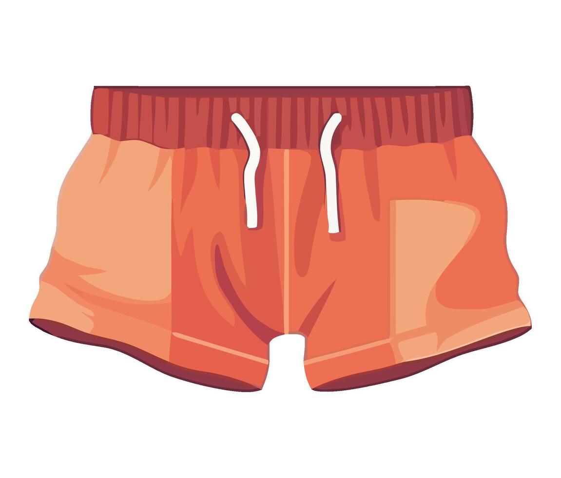 Comfortable shorts and pants for summer activity isolated vector