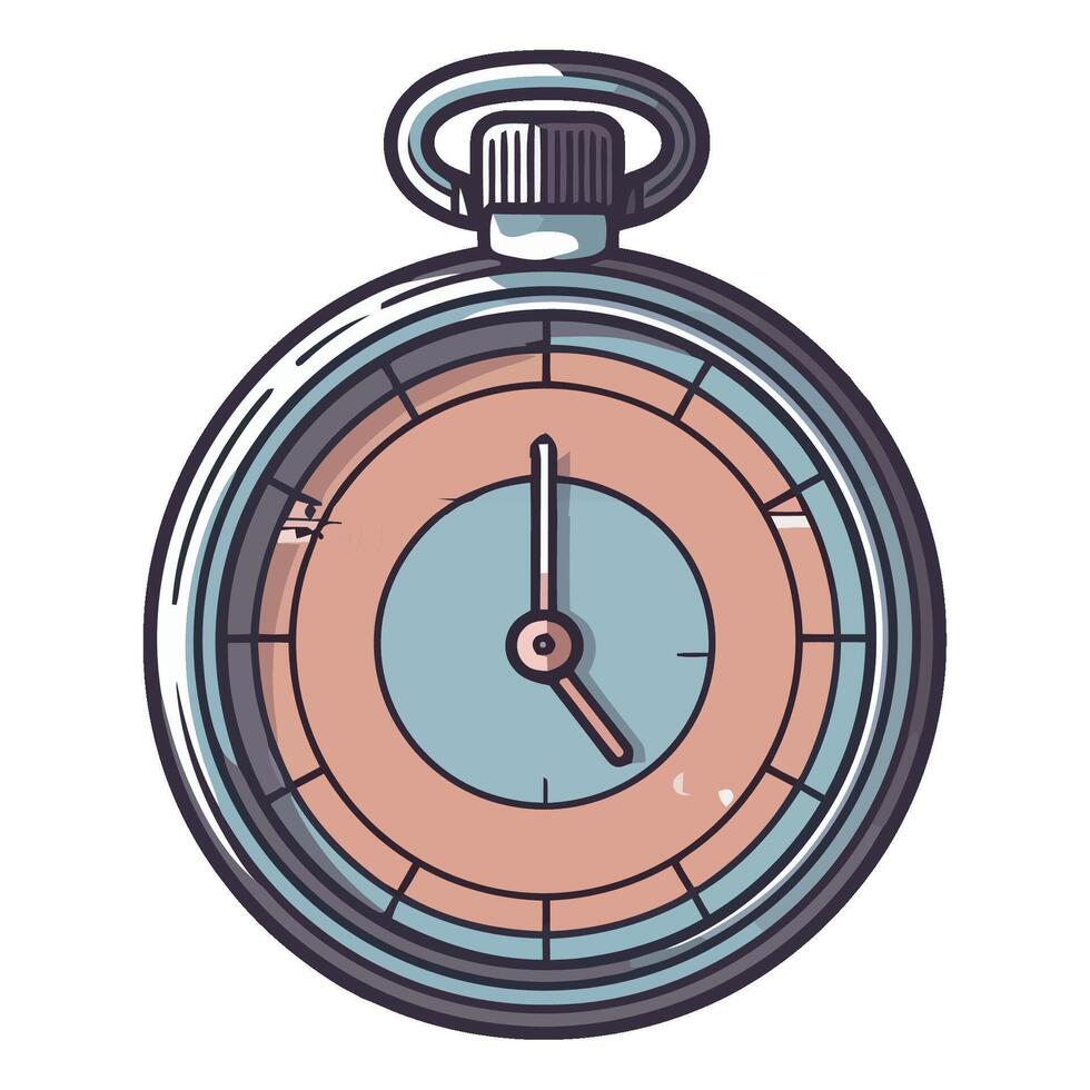 A stopwatch on a white background vector