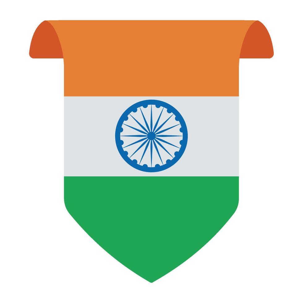 India flag icon vector