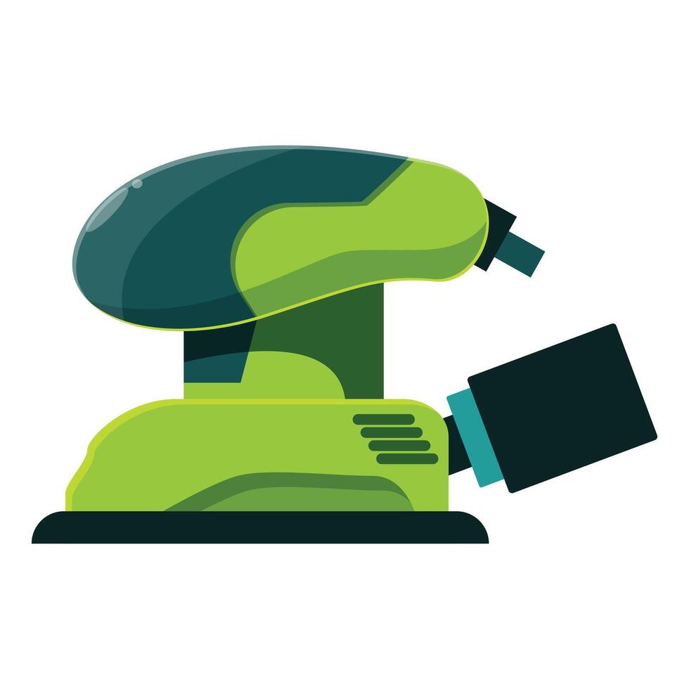 Electric sander for woodworking and furniture making vector