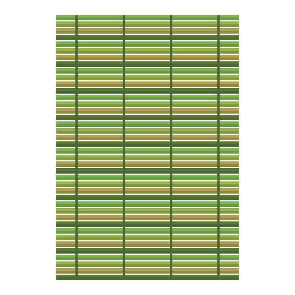 Green bamboo mat woven pattern background texture illustration vector