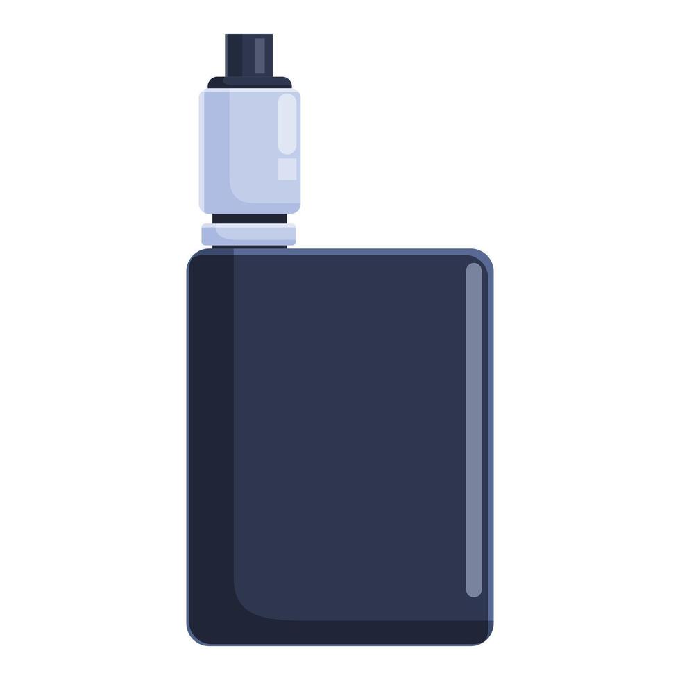 Big battery box mod vaporizer using e liquid for vaping vector