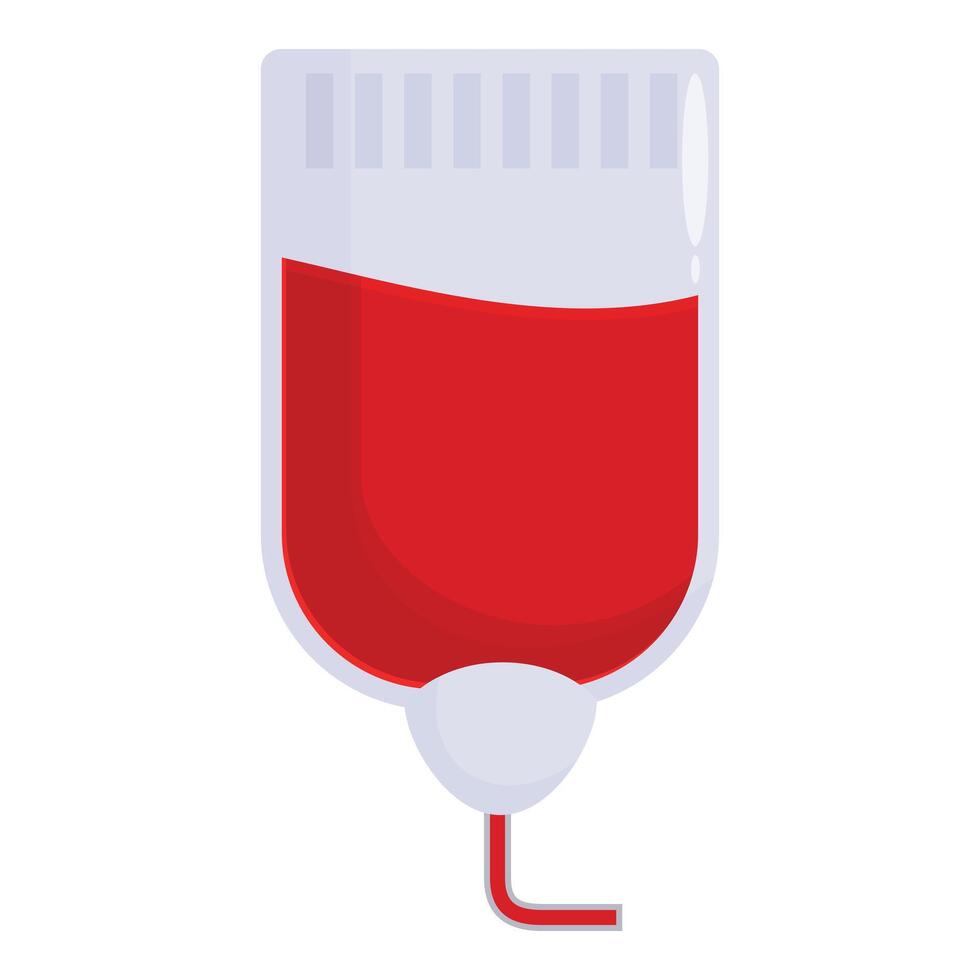Blood bag donating saving life healthcare medical transfusion donation concept vector