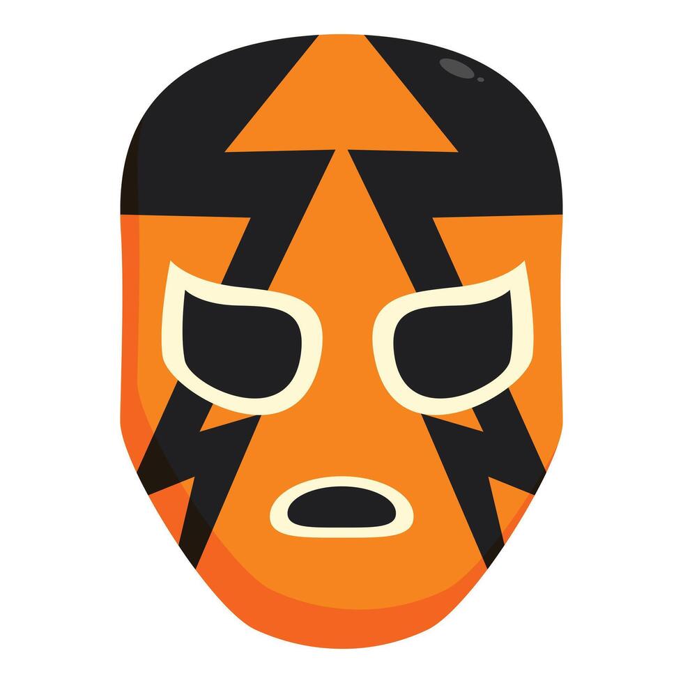 Lucha libre mask representing mexican wrestling culture vector