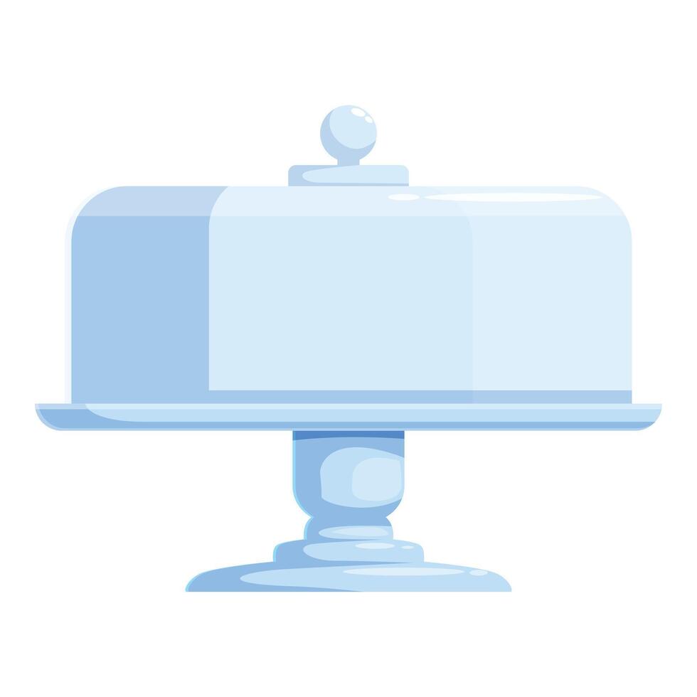 Empty cake stand waiting for delicious pastry dessert vector