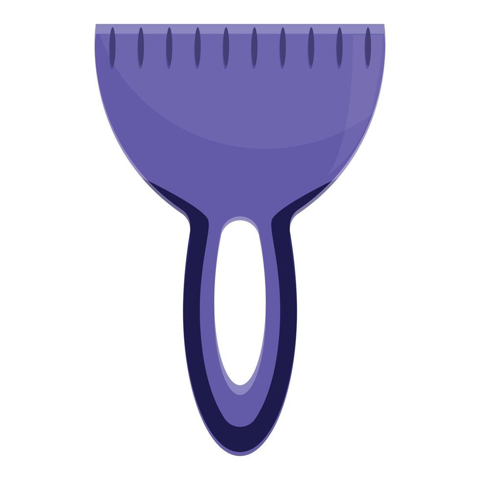 Construction spatula spreading putty plastering tool vector