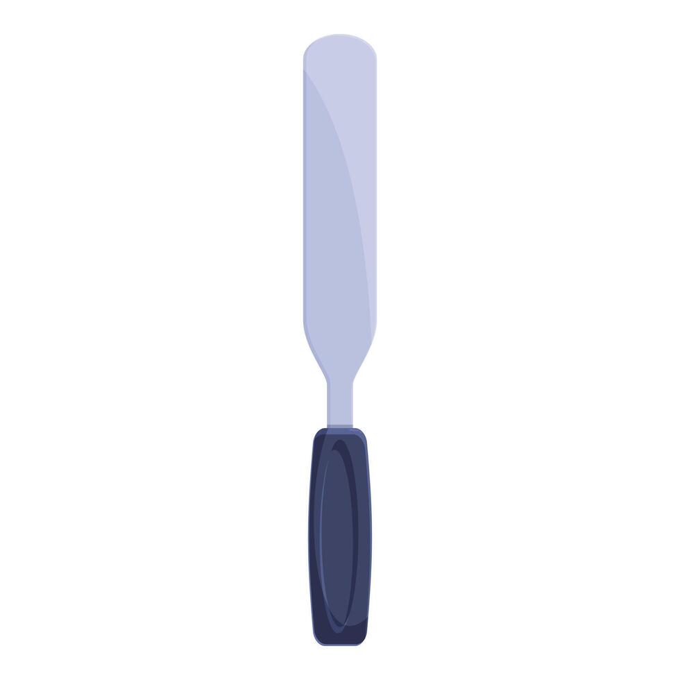 Putty knife spreading putty plaster spackle glazing compound vector