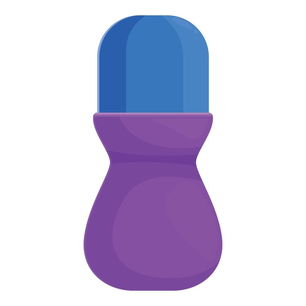 Purple deodorant roll on keeping you fresh and confident vector