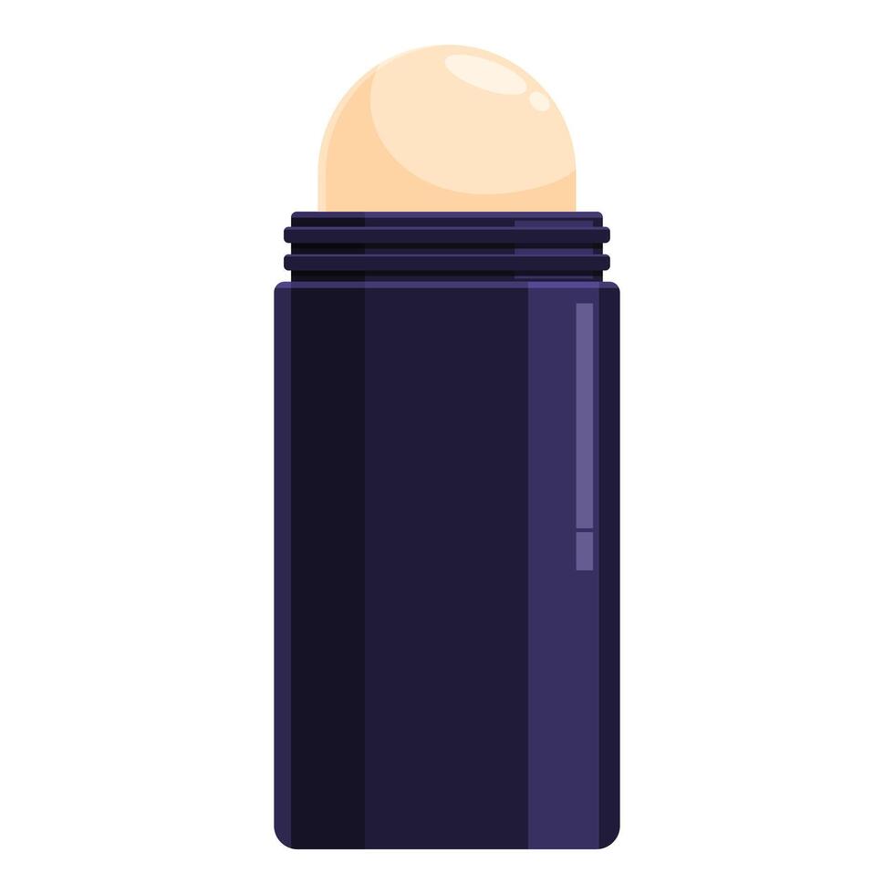 Roll on deodorant staying in dark bottle vector