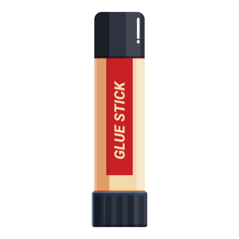 Glue stick standing upright on white background vector