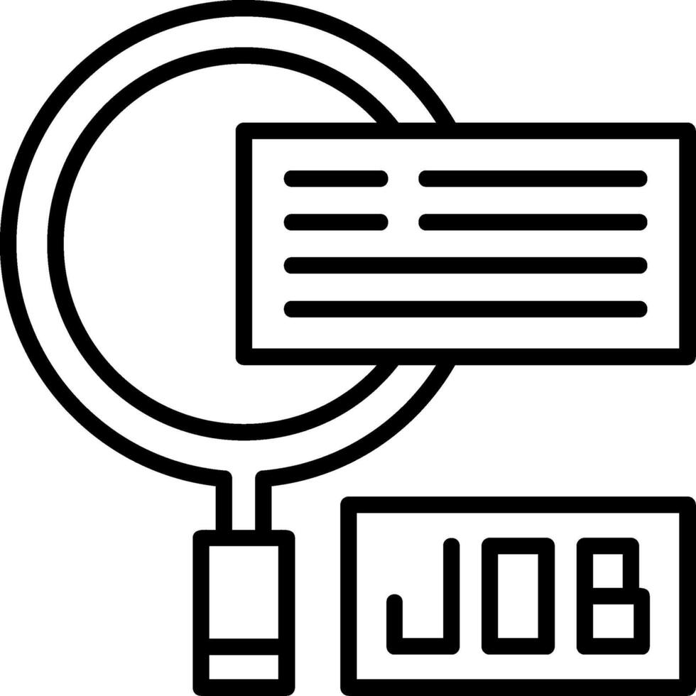Job recruitment Icon Design vector