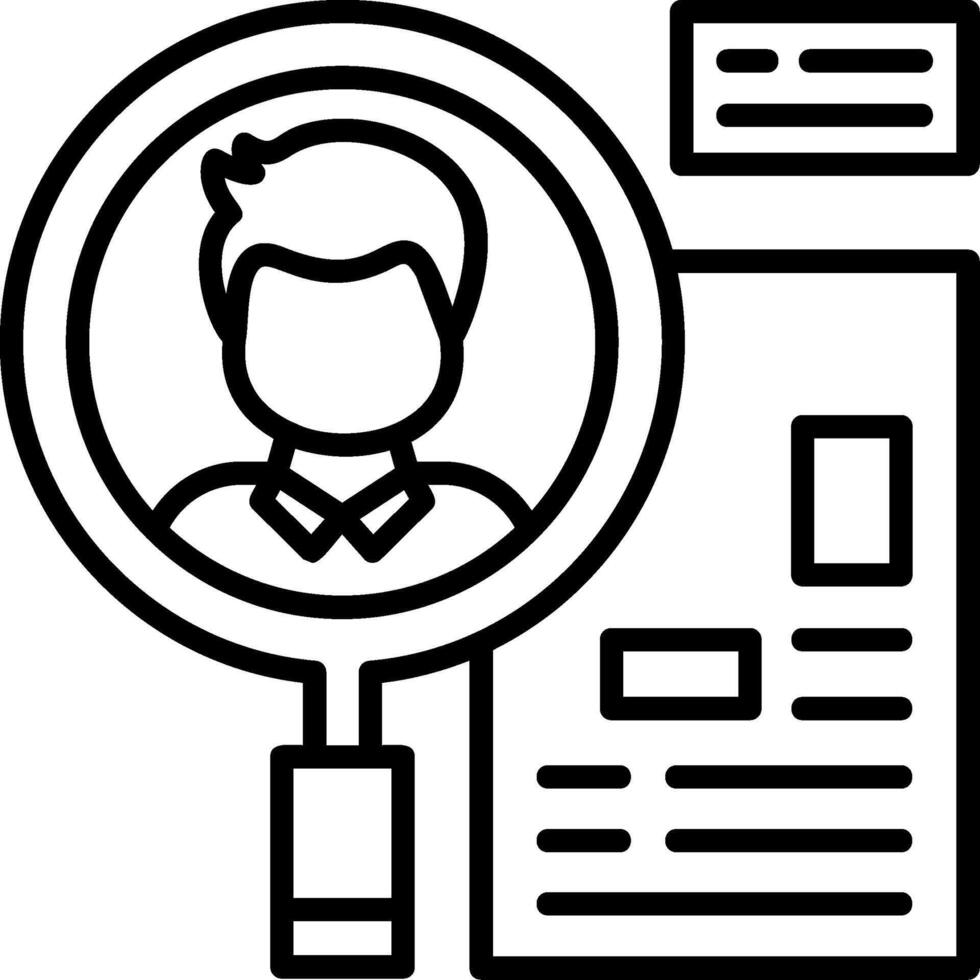 Job recruitment Icon Design vector