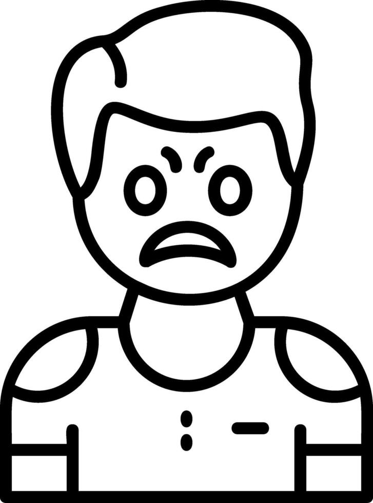 Anger Icon Desogn Symbol vector