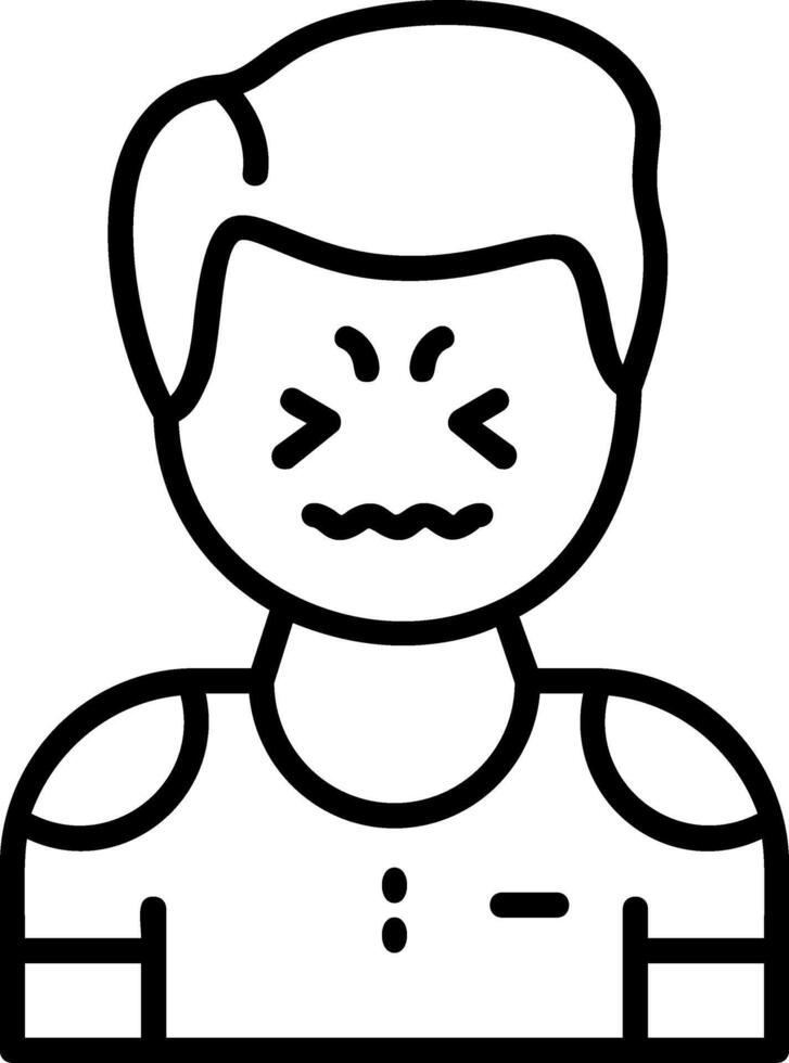 Frustration Icon Desogn Symbol vector