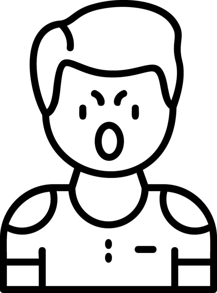 Indignation Icon Desogn Symbol vector