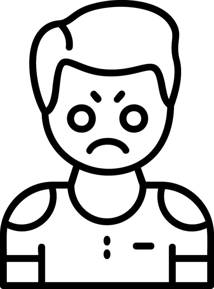 Irritation Icon Desogn Symbol vector