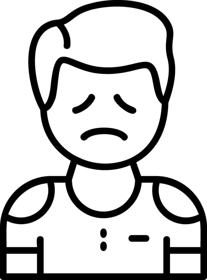 Hopelessness Icon Desogn Symbol vector