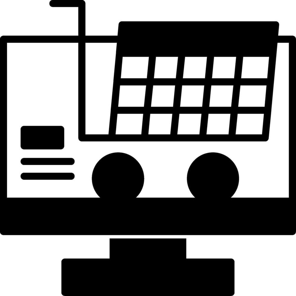 Online shopping Icon Design vector