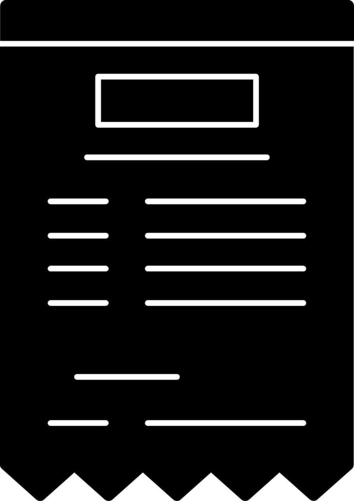 Invoice Icon Design vector