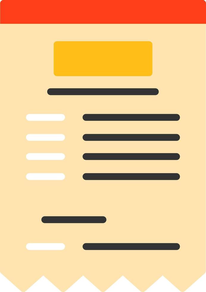 Invoice Icon Design vector