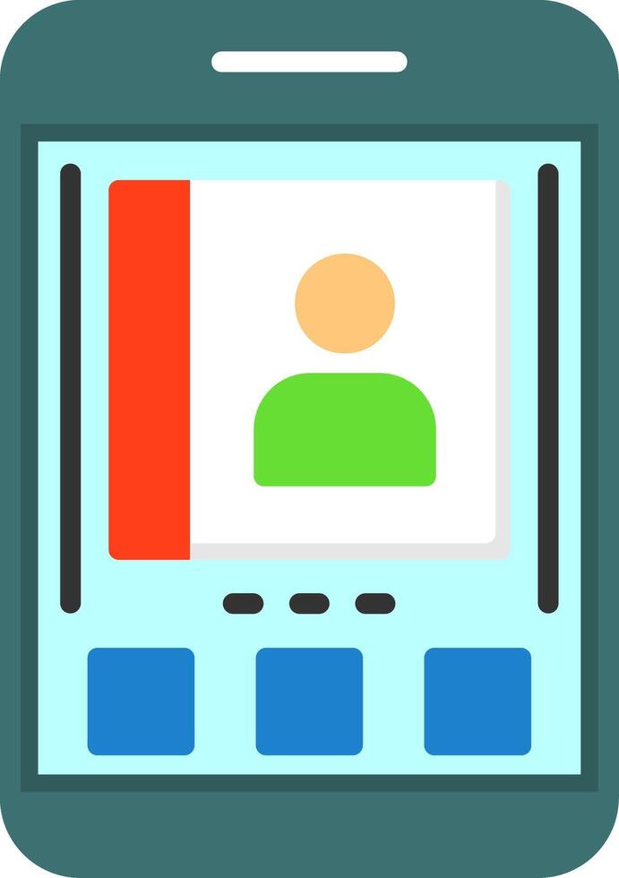 Contacts Icon Design Symbol vector