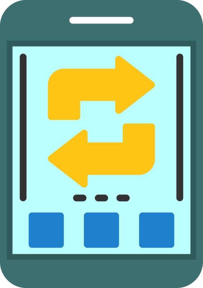 Refresh Icon Design Symbol vector