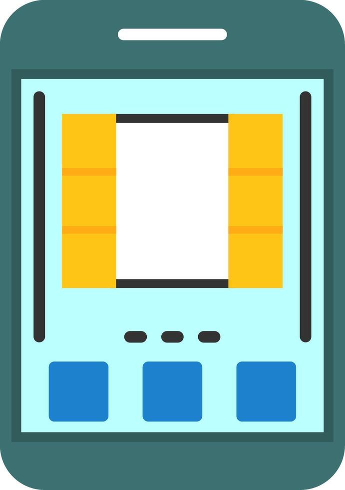 reel Icon Design Symbol vector