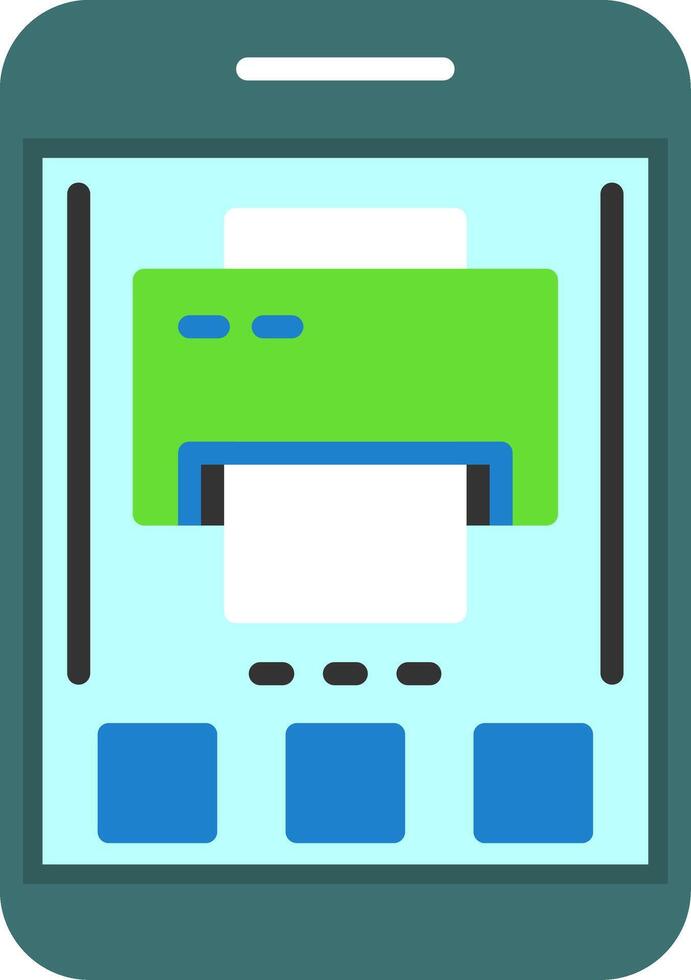 Printer Icon Design Symbol vector