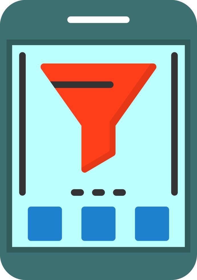 Filter Icon Design Symbol vector