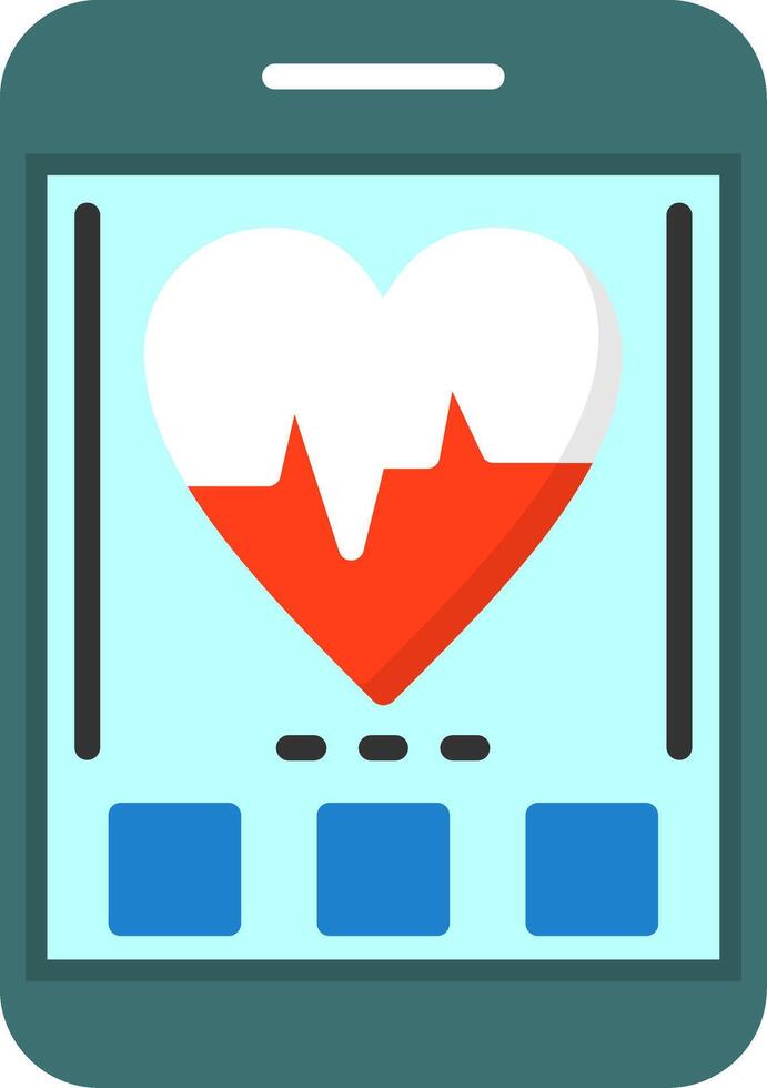 Heartbeat Icon Design Symbol vector