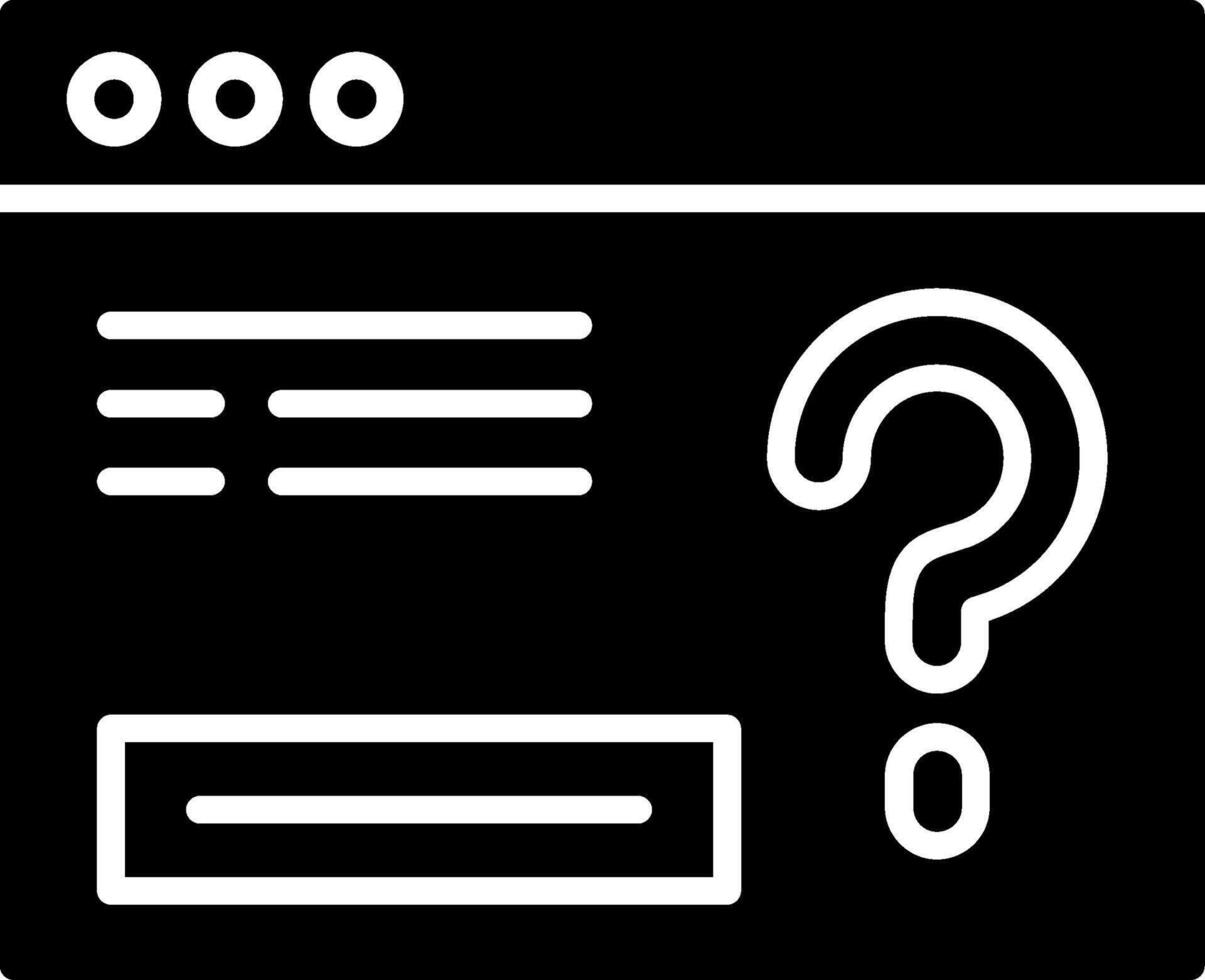 FAQ Icon Design vector