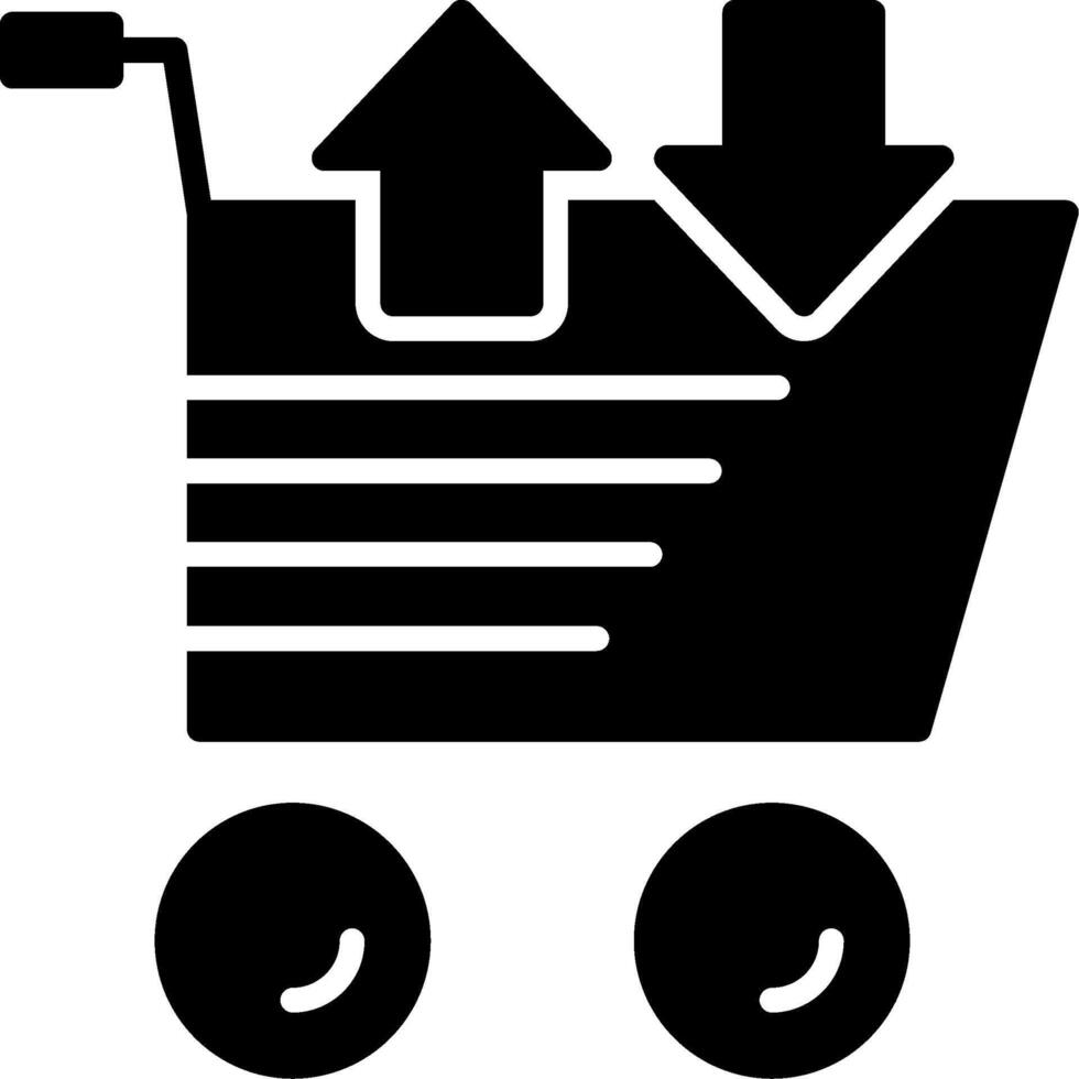 Cross-selling Icon Design vector
