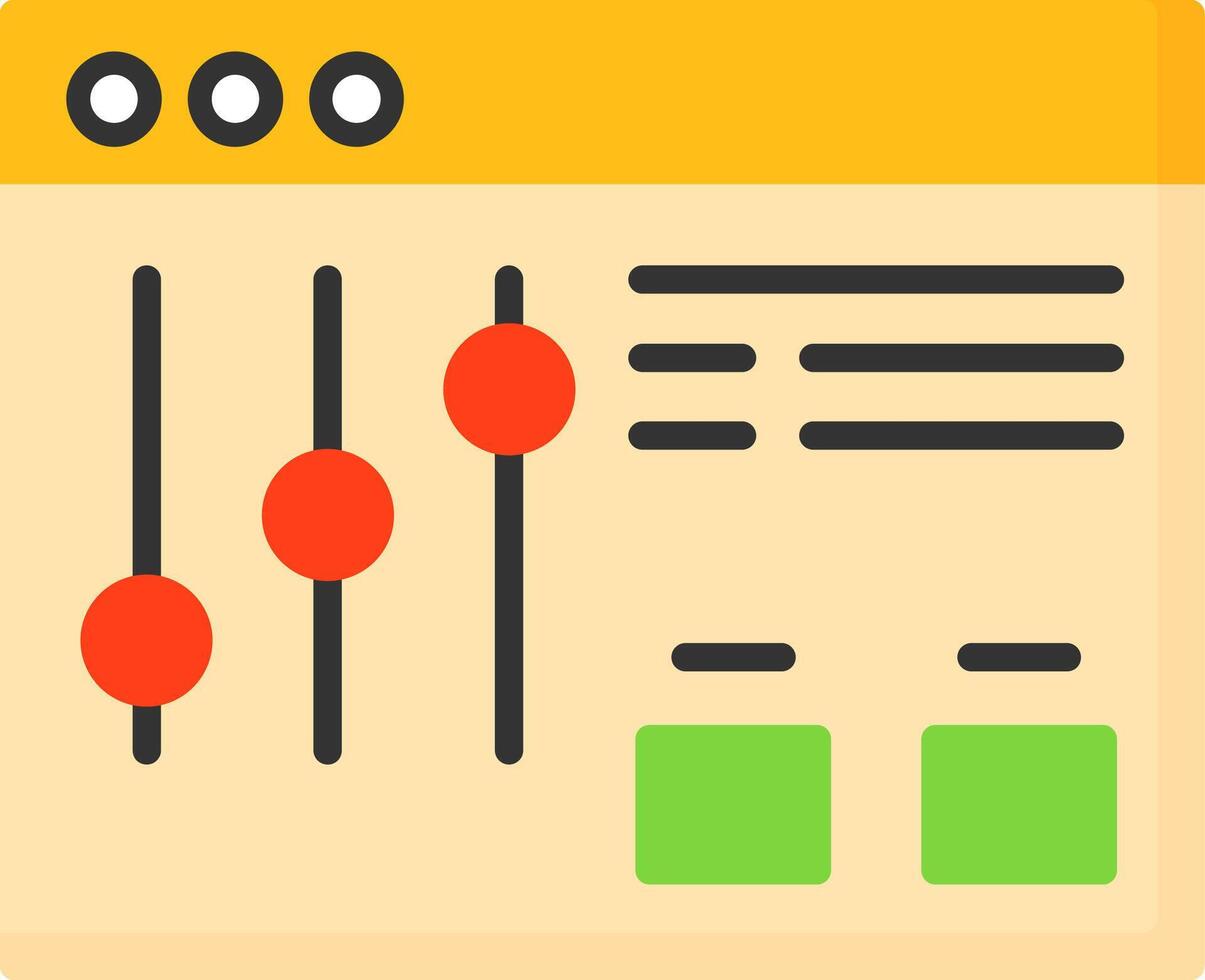 Filter Icon Design vector