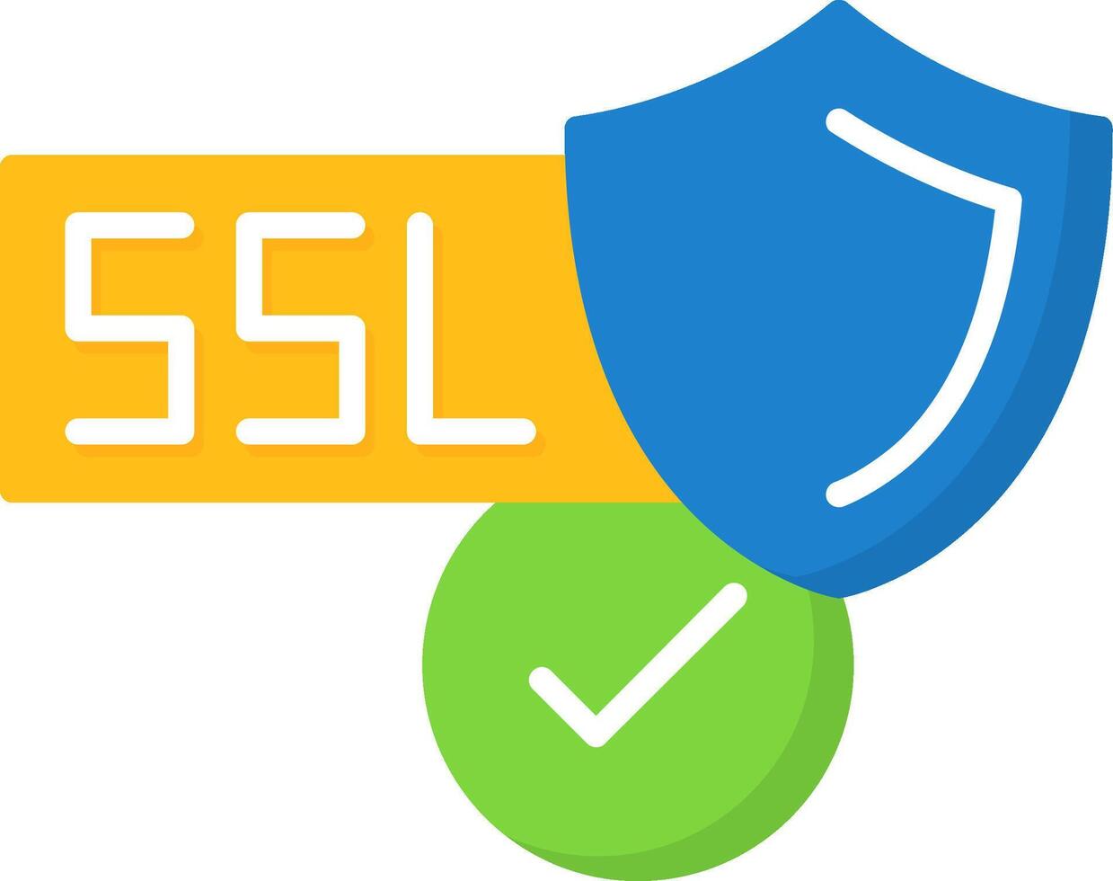 SSL Certificate Icon Design vector
