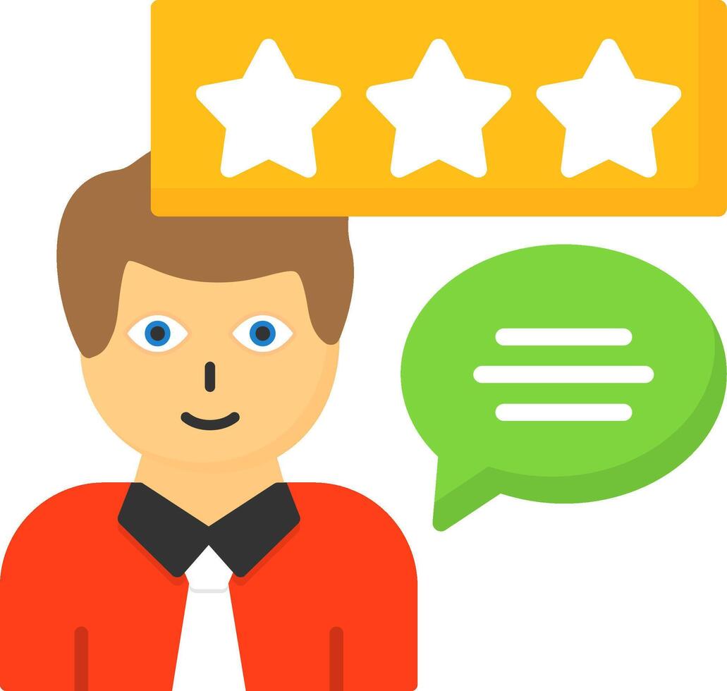 Customer Testimonials Icon Design vector