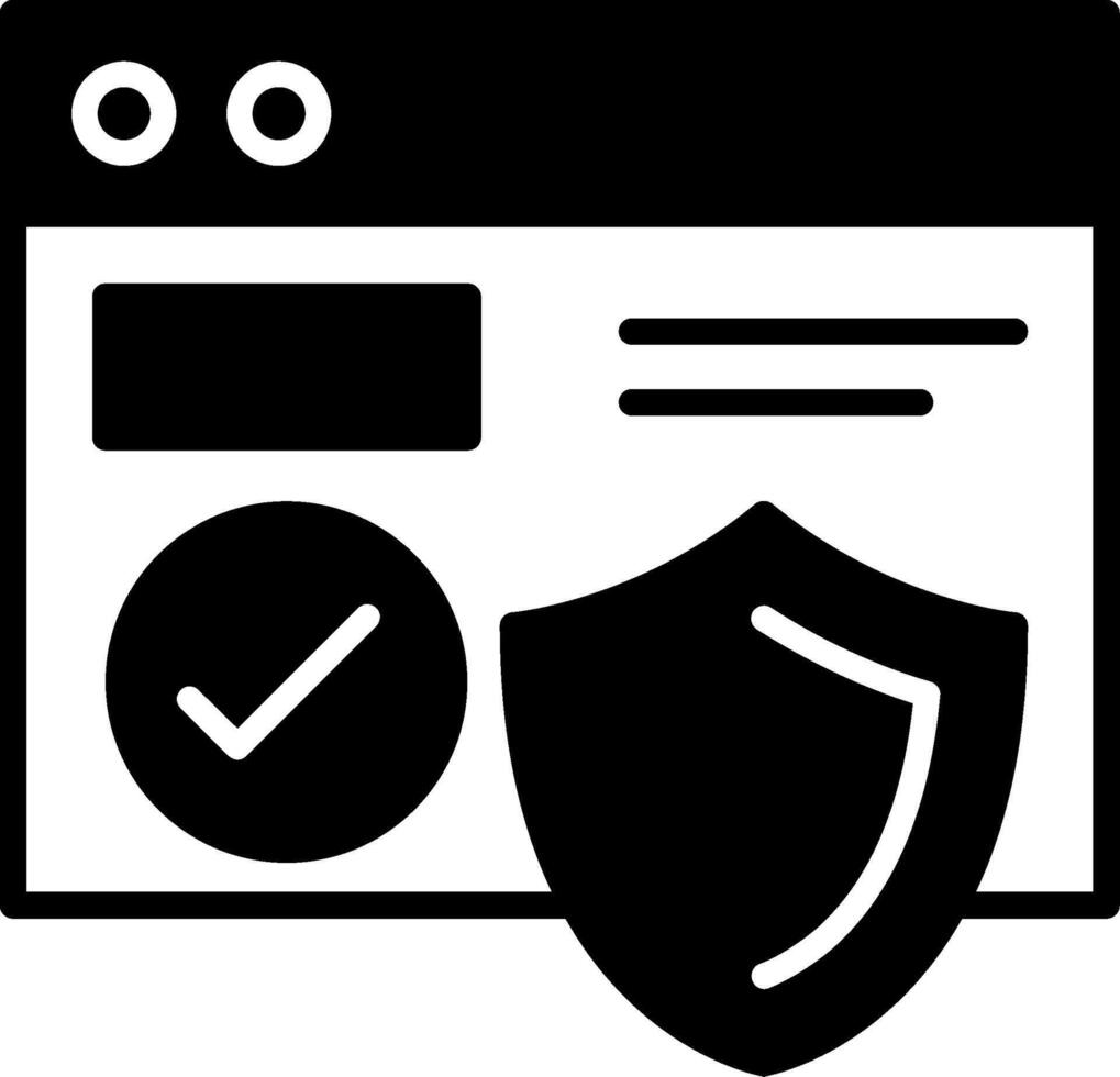 Online security Icon Design Symbol vector